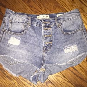 Bullhead Denim Co. Ripped Jean Shorts